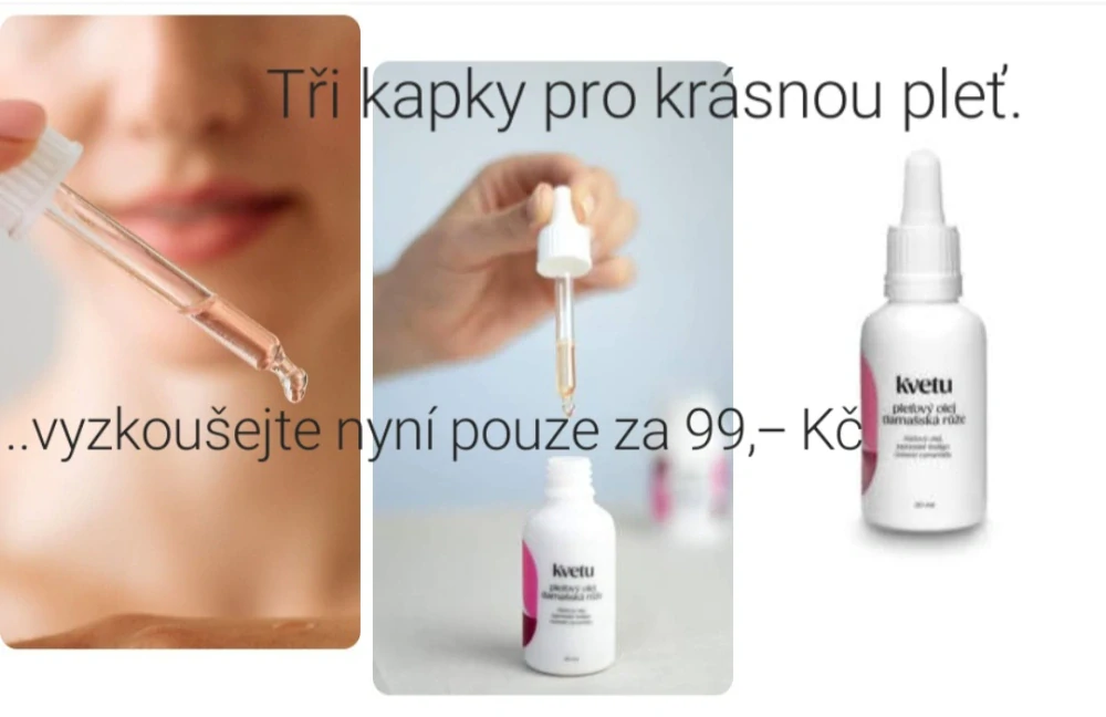 Pleťový olej Damašská růže 30ml